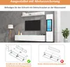 Set di pensili TV Merax 3 pezzi con illuminazione a LED Anteprima dell’immagine prodotto 6