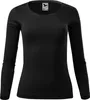 Langarm-T-Shirt für Frauen, 100% Baumwolle, unbedruckt, Produktbild-Vorschau 4