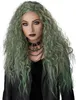 Wilde Locken-Perücke Halloween grün - Einheitsgröße Produktbild-Vorschau 1