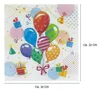 20 Servietten Fete – Buntes Fest 33x33cm Produktbild-Vorschau 6