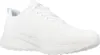 A white Skechers Bobs Sport Squad Chaos sneaker is shown from a side angle against a white background. Anteprima dell’immagine prodotto