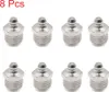 8pcs Graisseur Droit M14x1.5 Nickelé Filetage Raccord Voir les images du produit 1