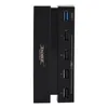 A black USB hub with multiple ports, viewed from the side. Náhled obrázku produktu