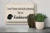 Blechschild Spruch 20x30 cm Hundenasenkunst Schild Produktbild-Vorschau 5