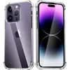 Für iPhone 14 Pro Hülle Schutzhülle Transparent Silikon Produktbild-Vorschau 1