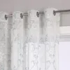 Joyswahl Vorhang Modern Gardinen mit Ösen Ausbrenner Voile Produktbild-Vorschau 3