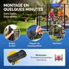 MONZANA® Filet Trampoline Sécurité Ø183cm 6 Barres Voir les images du produit 5