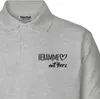 Huuraa Damen Polo Shirt Hebamme mit Herz M Sport Grey Bio Produktbild-Vorschau 2