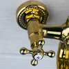 Vanová baterie KRAN retro GOLD mosaz KLYTIA Náhled obrázku produktu 3