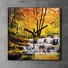 Coloray Uhr auf Leinwand 30x30 cm Wand Uhr Dekoration Produktbild-Vorschau 2
