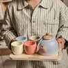 Set da tè in legno per bambini con vassoio e tazze, set da Anteprima dell’immagine prodotto 9