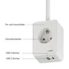 LED Steckdosenlampe dimmbar Steckerleuchte flexibel Nachtlicht mit USB-C SEBSON Produktbild-Vorschau