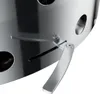 A close-up view of a metal grill with adjustable vents. Produktbild-Vorschau