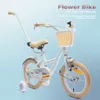 Bicicletta per bambini 14 pollici 3-5 anni Fiore bici Anteprima dell’immagine prodotto 6