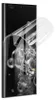 A close-up of a phone screen protector being applied to a smartphone. Produktbild-Vorschau