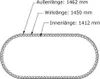 Keilriemen XPZ 1450 Lw - AVX 10 x 1462 La DIN7753 V-Belt Produktbild-Vorschau 3