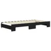 vidaXL Tagesbett Ausziehbar Schwarz 100x200 cm Samt Produktbild-Vorschau 6
