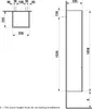 Hochschrank PRO 350x1650x335mm Scharn. re weiß glänzend Produktbild-Vorschau 2