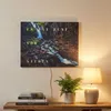 WordClock Jupiter Dark Forest - elegante Wortuhr in Deutsch Produktbild-Vorschau 6