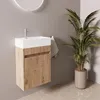 LOMAZOO Toilettenmöbel helles Eichenholz - Wc Möbel - Produktbild-Vorschau 2