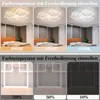 ZMH Deckenleuchte LED Deckenlampe Wohnzimmer 4 Weiß Rahmen Produktbild-Vorschau 6