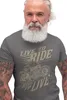 Biker Shirt Live to Ride T-Shirt Rocker Bike Motorrad High Produktbild-Vorschau 1