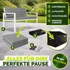 tillvex® Gartenbank Wetterfest 3-4 Sitzer mit Abdeckung & Produktbild-Vorschau 9