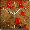 Coloray Uhr auf Leinwand 30x30 cm Wand Uhr Dekoration Produktbild-Vorschau 1