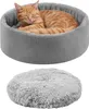 Navaris Katzenbett mit extra Kissen - Hunde und Produktbild-Vorschau 1
