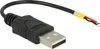 DeLOCK 85250, 0,1 m, USB A, USB 2.0, Męska/Męska, Czarny Podgląd zdjęcia produktu 3