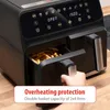 alpina Double Airfryer XXL - Air Fryer 2 Kammern von 4L - Produktbild-Vorschau 9