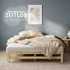 Homestyle4u Palettenbett Holzbett 140x200 cm Massivholzbett Produktbild-Vorschau 5