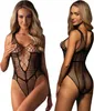 Damen Dessous Schwarz Sexy Spitzen-Bodysex Sexy Mesh-Set Produktbild-Vorschau 2