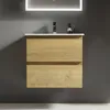 Alpenberger Badmöbel Set mit Waschbecken Gäste WC | Produktbild-Vorschau 2