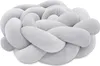 Light Grey - Geflochtene Bettschlange Bettumrandung für Produktbild-Vorschau 4