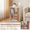 COSTWAY Beistelltisch aus Holz, Nachttisch mit 2 Ebenen, Produktbild-Vorschau 5