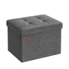 SONGMICS 41 cm Sitzbank mit Stauraum, klappbare Sitztruhe, Produktbild-Vorschau 3