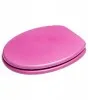 A pink toilet seat lid is shown against a white background. Náhled obrázku produktu