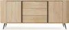 Sideboard LOVI 196 cm Eiche Cremona Riffelfront Produktbild-Vorschau 2