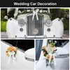 50 Stück Schleifen Hochzeit Deko, Autoschleifen Hochzeit Produktbild-Vorschau 3