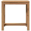 A front view of a wooden bar table. Náhled obrázku produktu