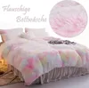 Plüsch bettwäsche 155 x 220 Kuschel und Flauschig Fleece Produktbild-Vorschau 7