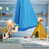 Modrá terapeutická houpačka, 1 x 2,8 m, pro děti i dospělé, Náhled obrázku produktu 4