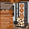 BLACK OAK Kaminholzregal JACK 100×40×25 cm – Metall Produktbild-Vorschau 2