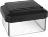 A product shot of a solar lamp. Voir les images du produit