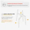 Lot de 6 chaises de salle à manger COLAMY, robustes et Voir les images du produit 13