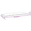 vidaXL Gartenbank-Auflage Melange Anthrazit 150x50x7 cm Produktbild-Vorschau 8