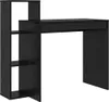 vidaXL Bureau Chêne noir 100 x 40 x 90 cm Bois composite Voir les images du produit 1