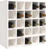 vidaXL Casier à vin blanc 56x25x56 cm pin massif Voir les images du produit 6
