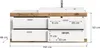Specchio da bagno Laredo 80cm 3 ripiani bianco. Anteprima dell’immagine prodotto 8